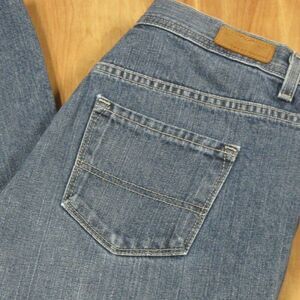 TOMMY HILFIGER High-Rise‎ Straight Leg Denim Jeans Womens Sz 10 LONG Cotton TALL